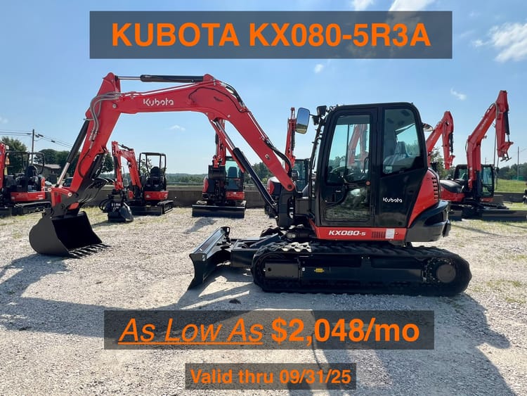 2025 KUBOTA KX080-5R3A