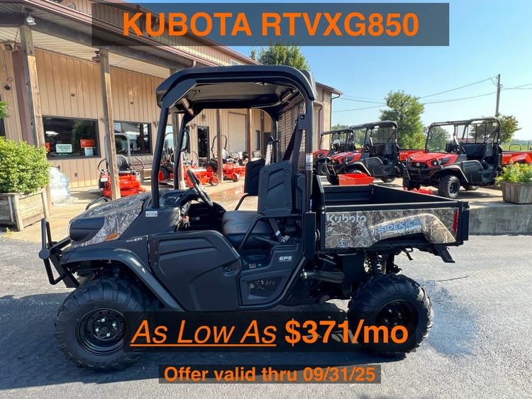 2025 KUBOTA RTVXG850 SIDEKICK