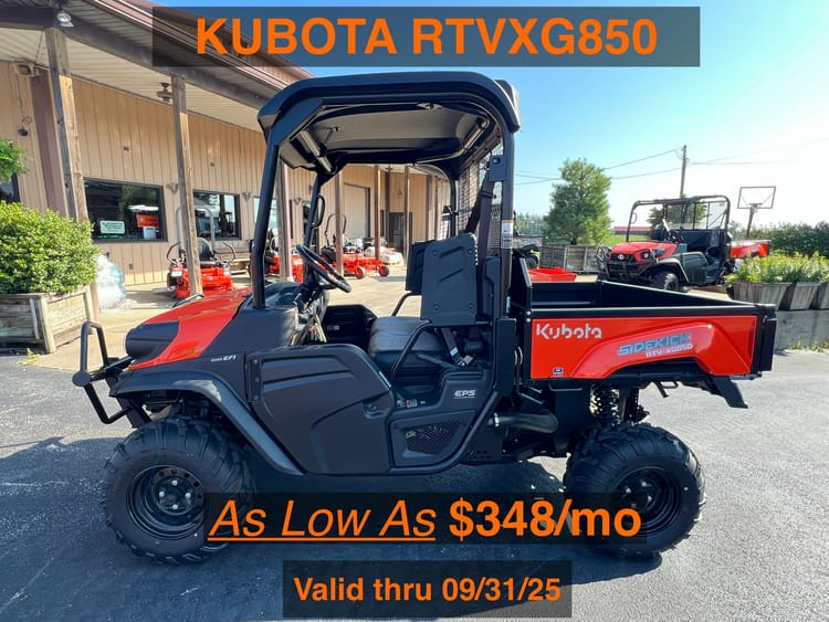 2025 KUBOTA RTVXG850 SIDEKICK